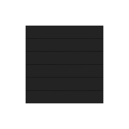 Timeline Shiplap 5.5 in. x 72 in. Engineered Wood Wall Paneling, True Black, 8PK 974